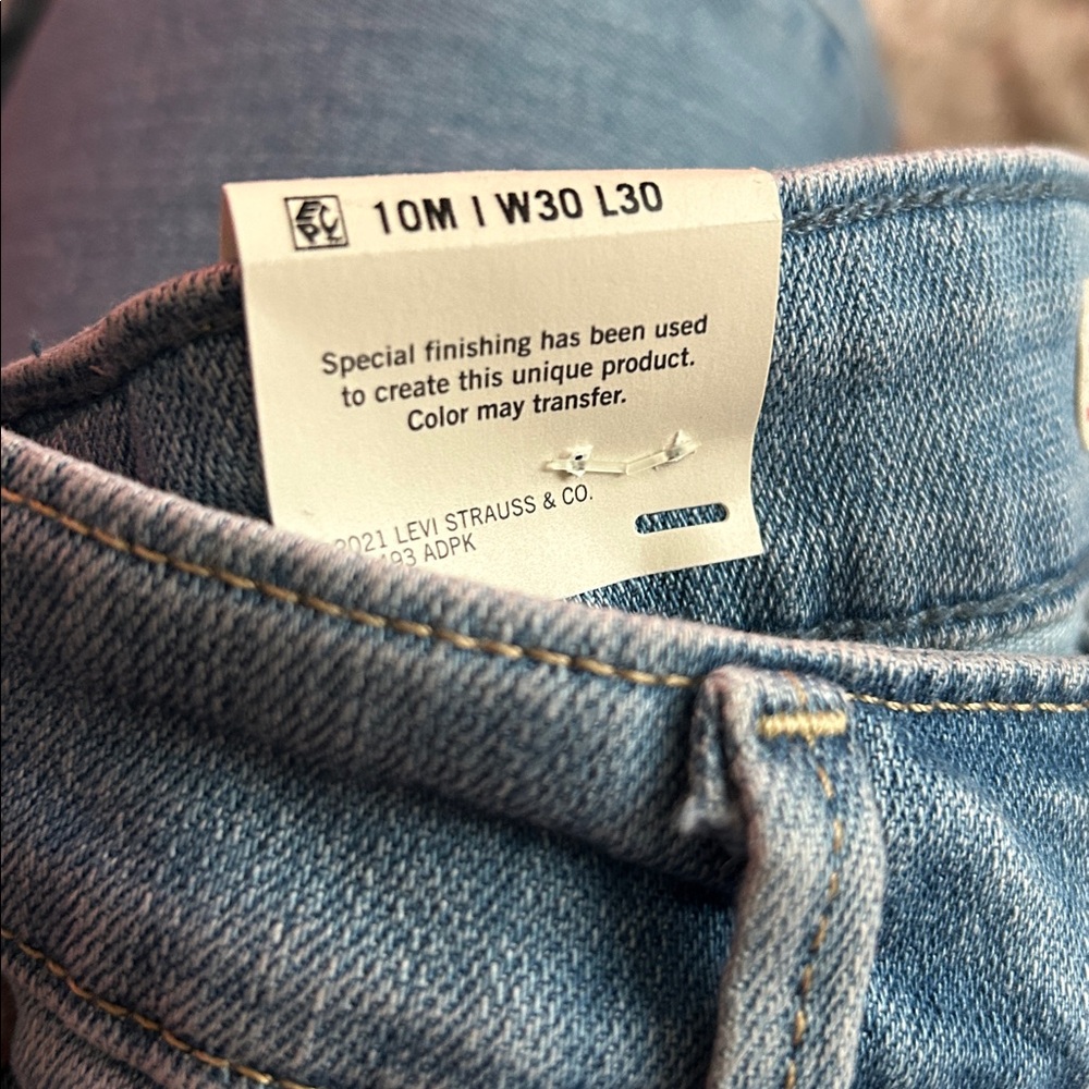 NWT Levi Strauss Signature Women’s Mid-Rise Skinny Jeans Size 10 Medium W30 L30 - Picture 8 of 11